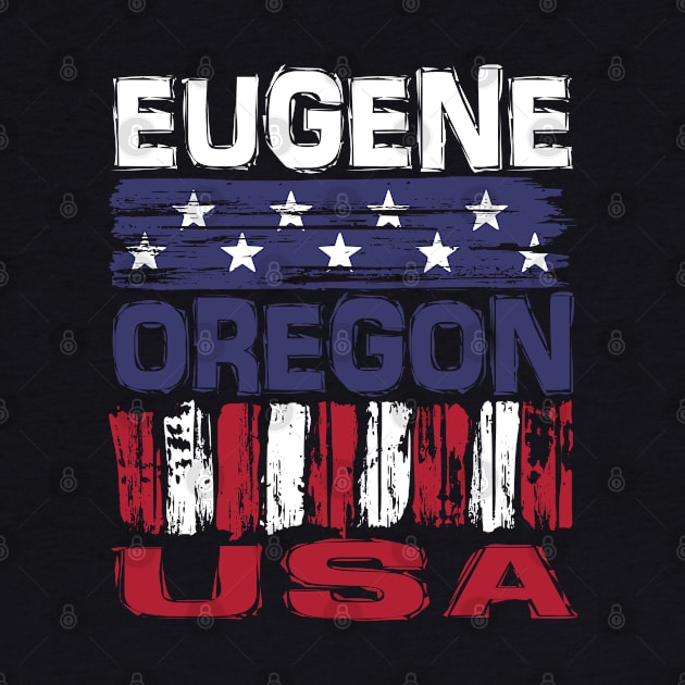 Eugene Oregon USA T-Shirt by Nerd_art